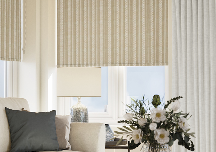 Form Striped, Stone Harbour - Twist&Fit Roller Blind - Image 5
